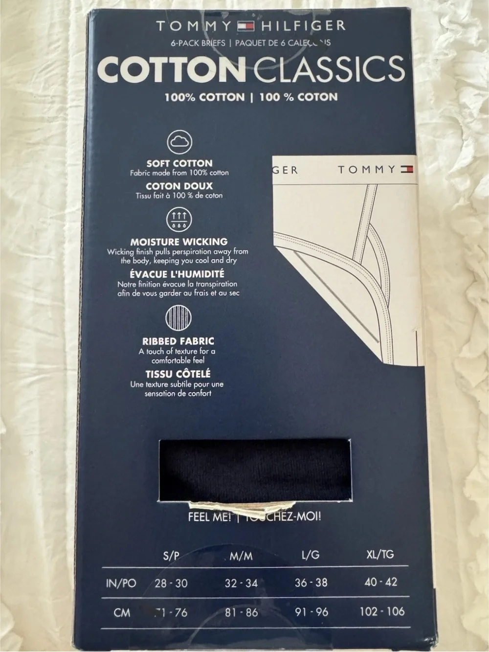 Tommy Hilfiger Cotton Classics Briefs 6 Pack Sz L
